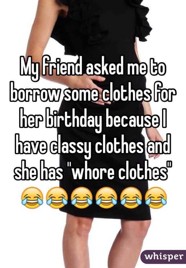 Clothes whore